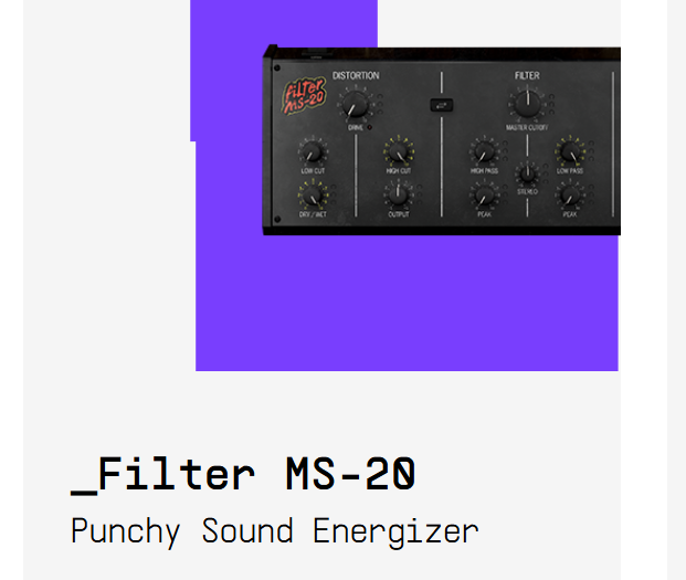 Arturia Filter MS-20